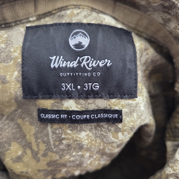 Wind River Men's Casual Camouflage Button-Down Shirt Size 3XL - Picture 5 of 5